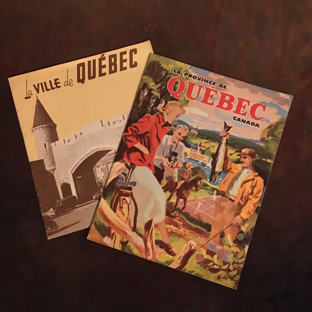 Vintage Brochures of Quebec
